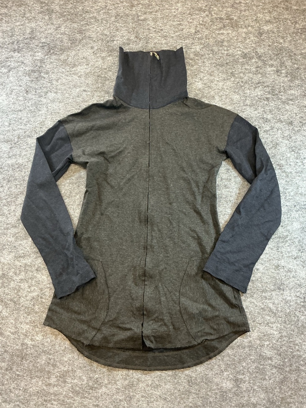 Integrity Full Zip Athletic Jacket Blue And Gray Size 0 B7